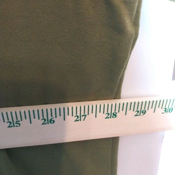 Liz & Me Women's Top 3X (26/28W) Green Embroidered Boho Peasant Short Sleeve Tee - Picture 2 of 7